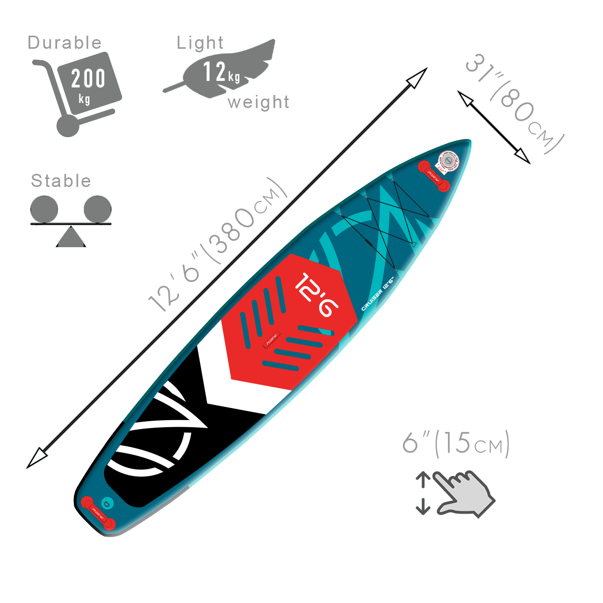Cruiser 12'6" Fusion 3